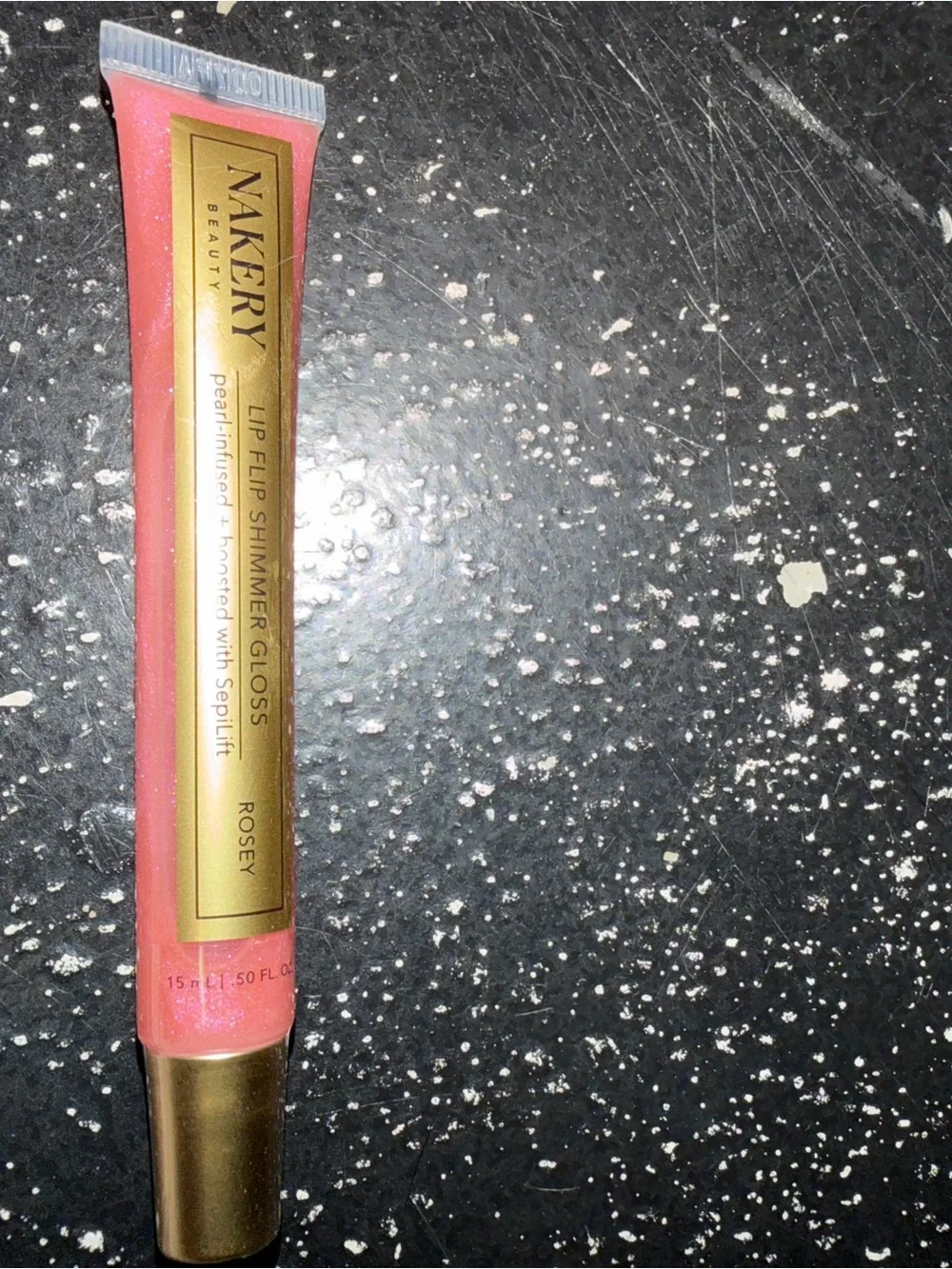 Nakery Rosey Lip Flip Shimmer Gloss - Pink